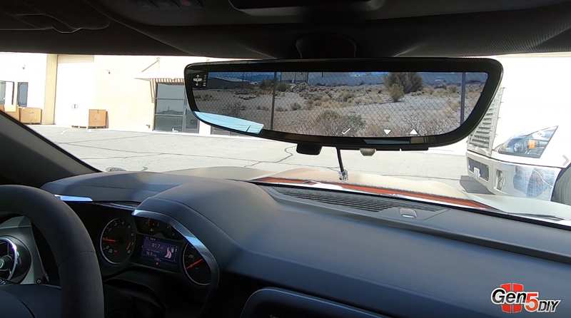 2019-2022 Camaro Rear Camera Mirror Upgrade Kit-Spoiler Mount – Gen5DIY